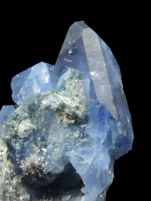 Benitoite from Benitoite Gem Mine, New Idria District, San Benito County, California (Type Locality for Benitoite)