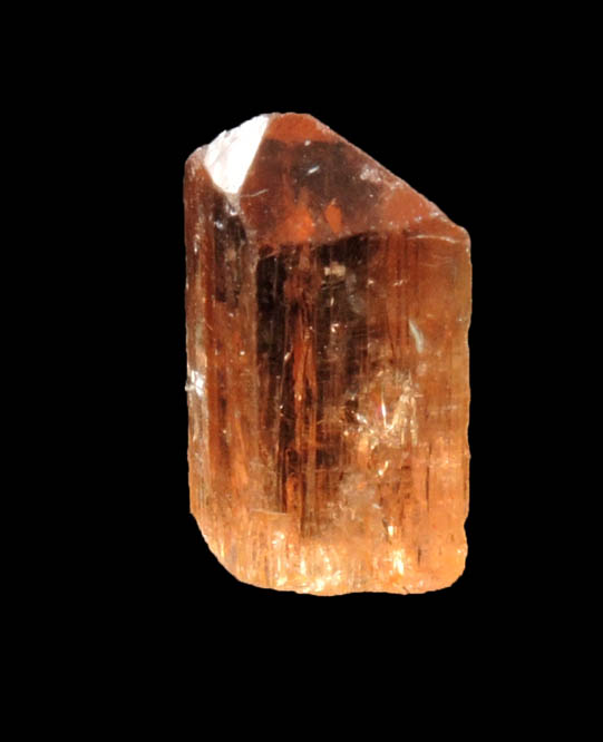 Topaz var. Imperial Topaz from Ouro Preto, Minas Gerais, Brazil