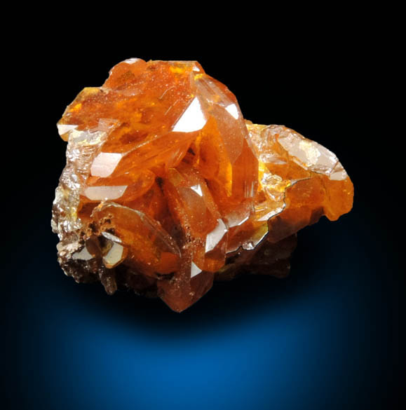 Wulfenite from Defiance Mine, Courtland-Gleeson District, Cochise County, Arizona