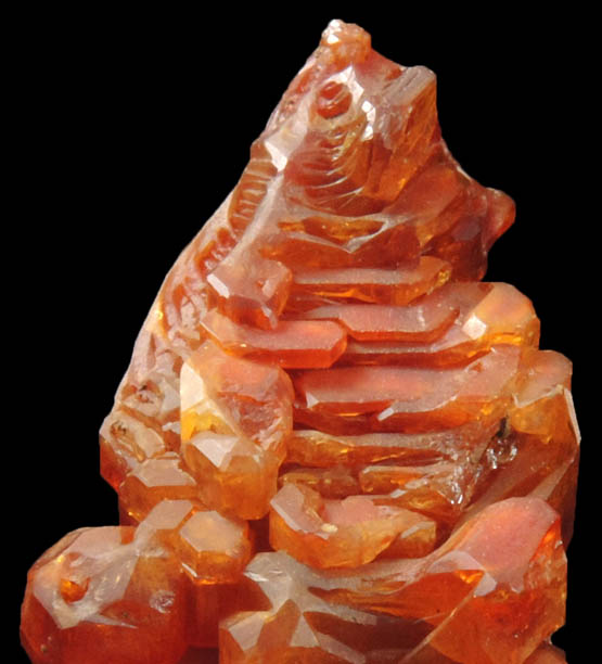 Vanadinite (parallel hoppered growth) from Mibladen, Haute Moulouya Basin, Zeida-Aouli-Mibladen belt, Midelt Province, Morocco