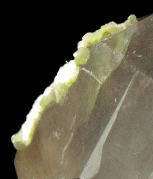 Cerussite with Duftite inclusions from Tsumeb Mine, Otavi-Bergland District, Oshikoto, Namibia (Type Locality for Duftite)