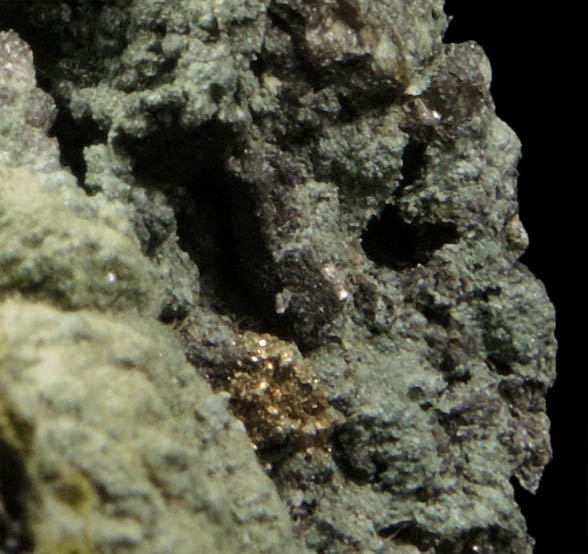 Sphalerite and Pyrite from Lane's Quarry, Westfield, Hampden County, Massachusetts