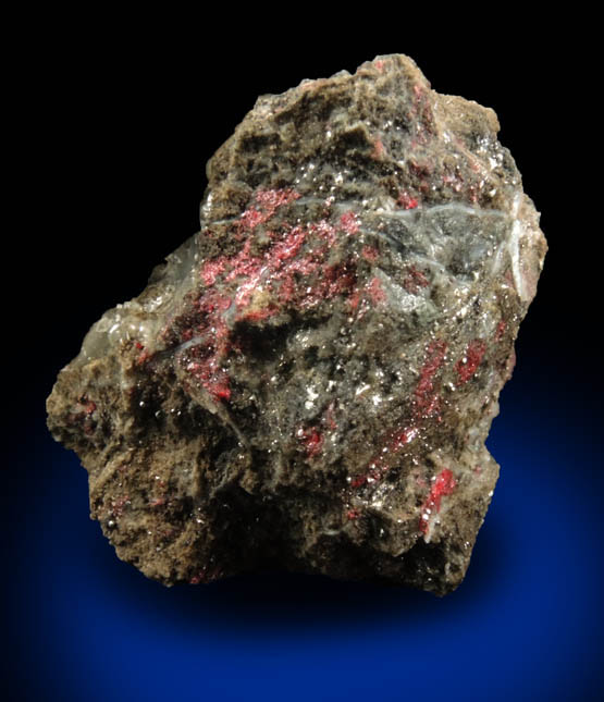 Mercury with Cinnabar from Humboldt County, Nevada