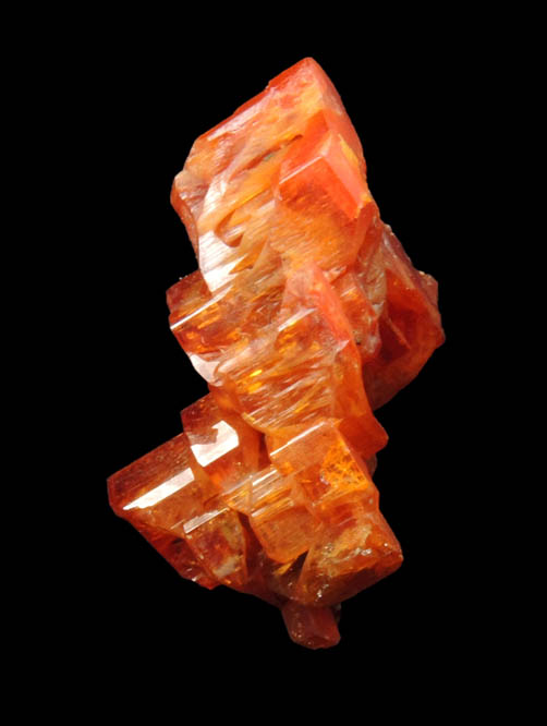 Vanadinite (parallel hoppered growth) from Mibladen, Haute Moulouya Basin, Zeida-Aouli-Mibladen belt, Midelt Province, Morocco