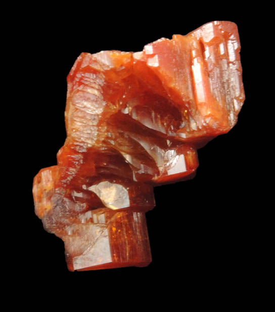 Vanadinite (parallel hoppered growth) from Mibladen, Haute Moulouya Basin, Zeida-Aouli-Mibladen belt, Midelt Province, Morocco