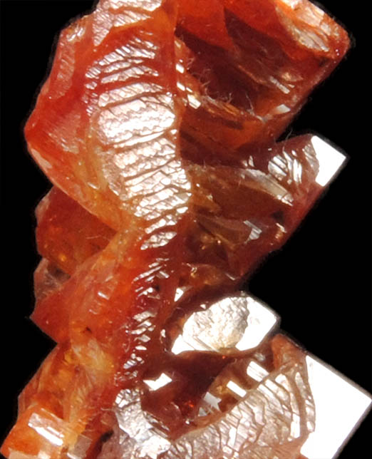 Vanadinite (parallel hoppered growth) from Mibladen, Haute Moulouya Basin, Zeida-Aouli-Mibladen belt, Midelt Province, Morocco