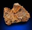 Topaz var. Imperial Topaz in laterite from Ouro Preto, Minas Gerais, Brazil