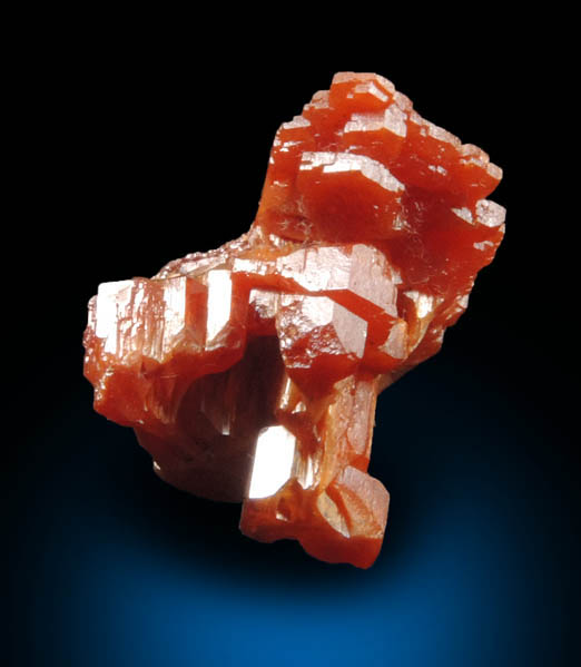 Vanadinite (parallel hoppered growth) from Mibladen, Haute Moulouya Basin, Zeida-Aouli-Mibladen belt, Midelt Province, Morocco