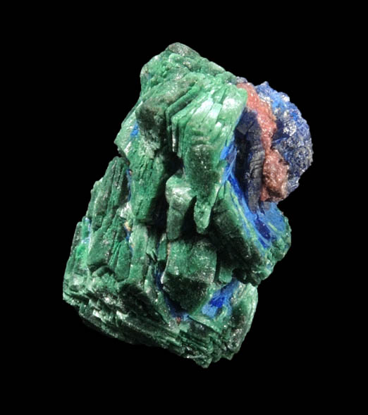 Azurite and Malachite pseudomorphs after Azurite from Blinman, North Flinders Range, South Australia, Australia