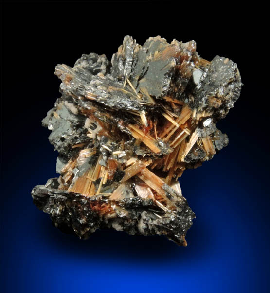 Rutile and Hematite from Novo Horizonte, Bahia, Brazil