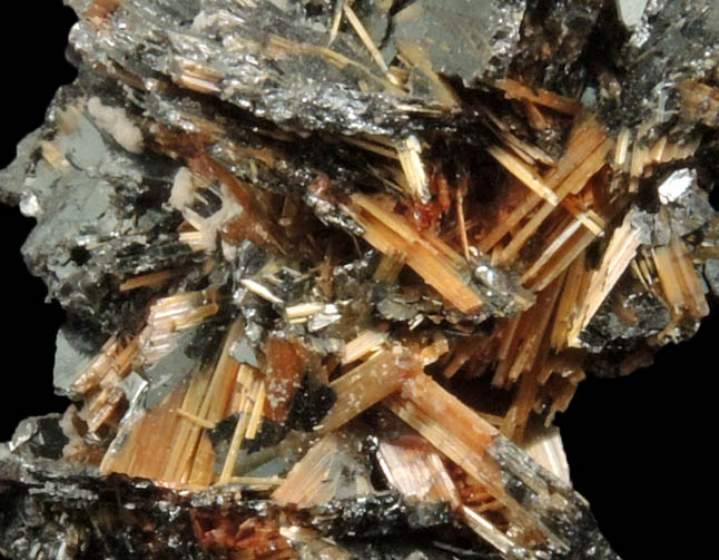 Rutile and Hematite from Novo Horizonte, Bahia, Brazil