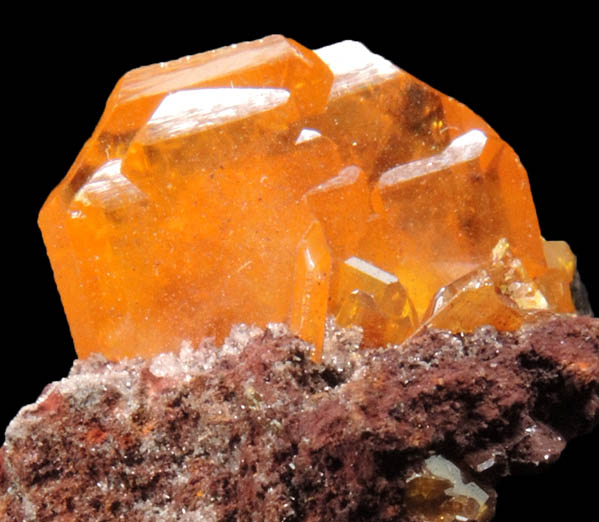 Wulfenite from San Francisco Mine, Cerro Prieto, north of Cucurpe, Sonora, Mexico