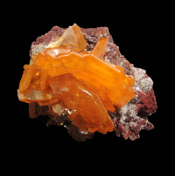 Wulfenite from San Francisco Mine, Cerro Prieto, north of Cucurpe, Sonora, Mexico