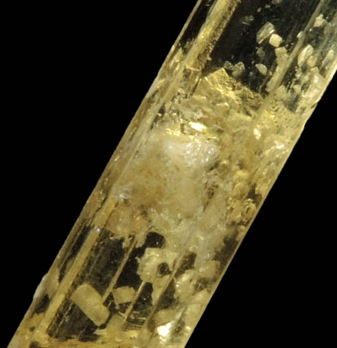 Beryl var. Heliodor (treated Aquamarine) from Gilgit District, Gilgit-Baltistan, Pakistan