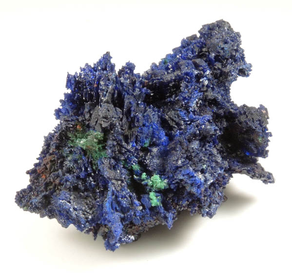 Azurite with minor Malachite from Bou Beker Mine, 21 km SSE of Oujda, Errachidia Province, Morocco