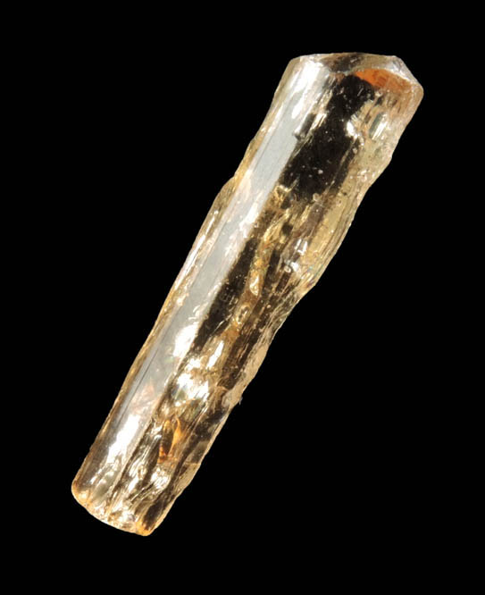 Topaz var. Imperial Topaz from Ouro Preto, Minas Gerais, Brazil