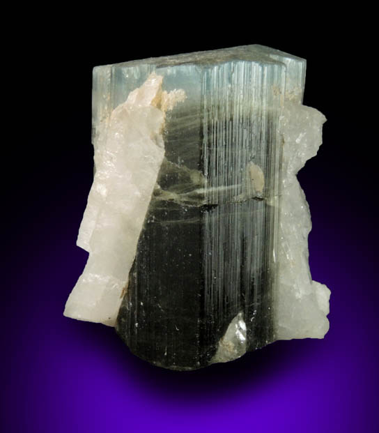 Elbaite Tourmaline with Albite inclusions from Paprok, Kamdesh District, Nuristan Province, Afghanistan