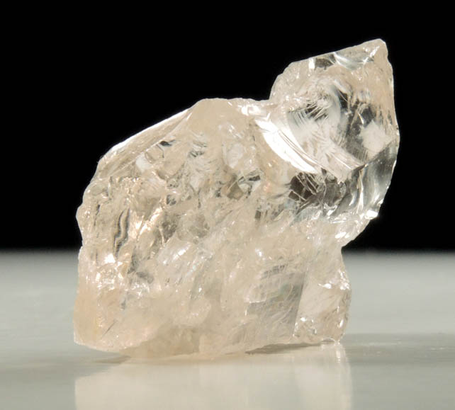 Beryl var. Morganite (gem rough) from East Hampton, Middlesex County, Connecticut