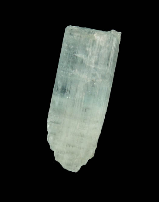 Beryl var. Aquamarine from Mount White, 2 km SSE from Mount Antero, Chaffee County, Colorado