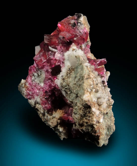 Erythrite from Bou Azzer District, Anti-Atlas Mountains, Tazenakht, Ouarzazate, Morocco (Type Locality for Erythrite)