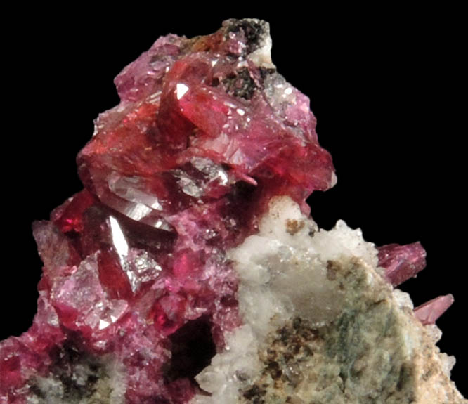 Erythrite from Bou Azzer District, Anti-Atlas Mountains, Tazenakht, Ouarzazate, Morocco (Type Locality for Erythrite)