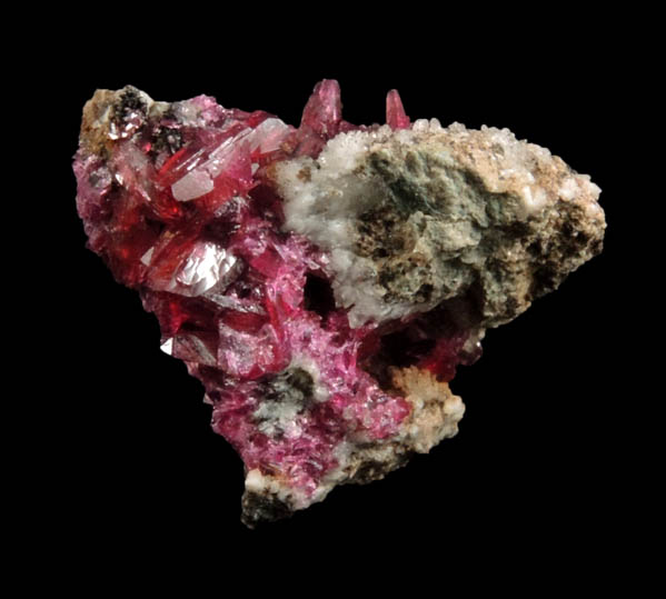 Erythrite from Bou Azzer District, Anti-Atlas Mountains, Tazenakht, Ouarzazate, Morocco (Type Locality for Erythrite)