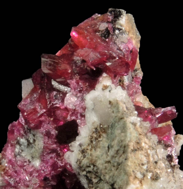 Erythrite from Bou Azzer District, Anti-Atlas Mountains, Tazenakht, Ouarzazate, Morocco (Type Locality for Erythrite)