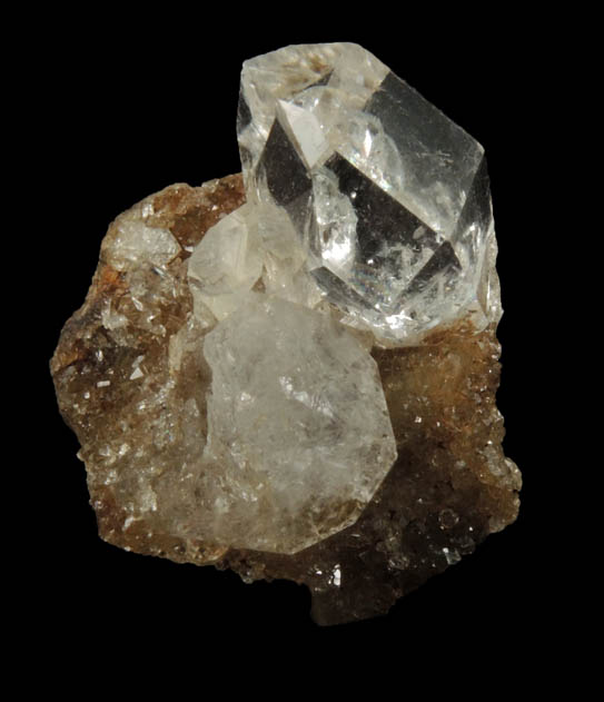 Quartz var. Herkimer Diamonds from Hickory Hill Diamond Diggings, Fonda, Montgomery County, New York