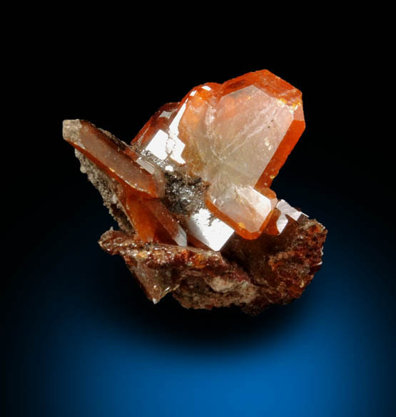 Wulfenite from Red Cloud Mine, Silver District, La Paz County, Arizona