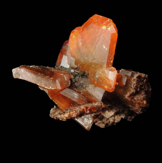 Wulfenite from Red Cloud Mine, Silver District, La Paz County, Arizona