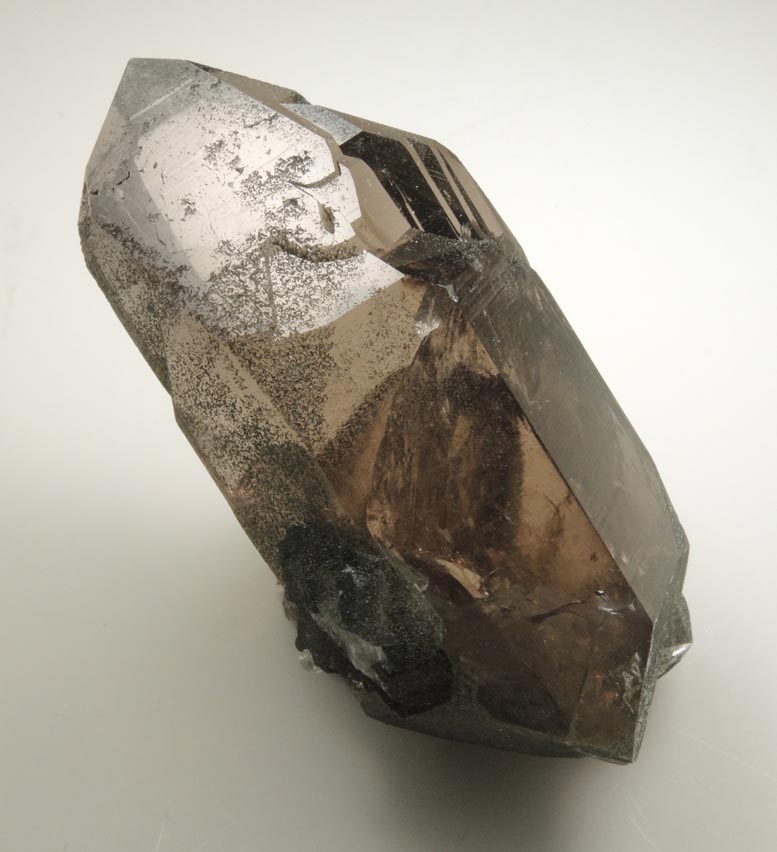 Quartz var. Smoky Quartz (Dauphin twin) from Galenstock, Valais, Switzerland