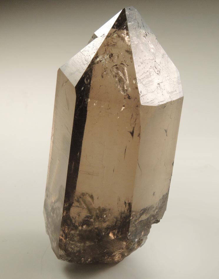 Quartz var. Smoky Quartz (Dauphin twin) from Galenstock, Valais, Switzerland