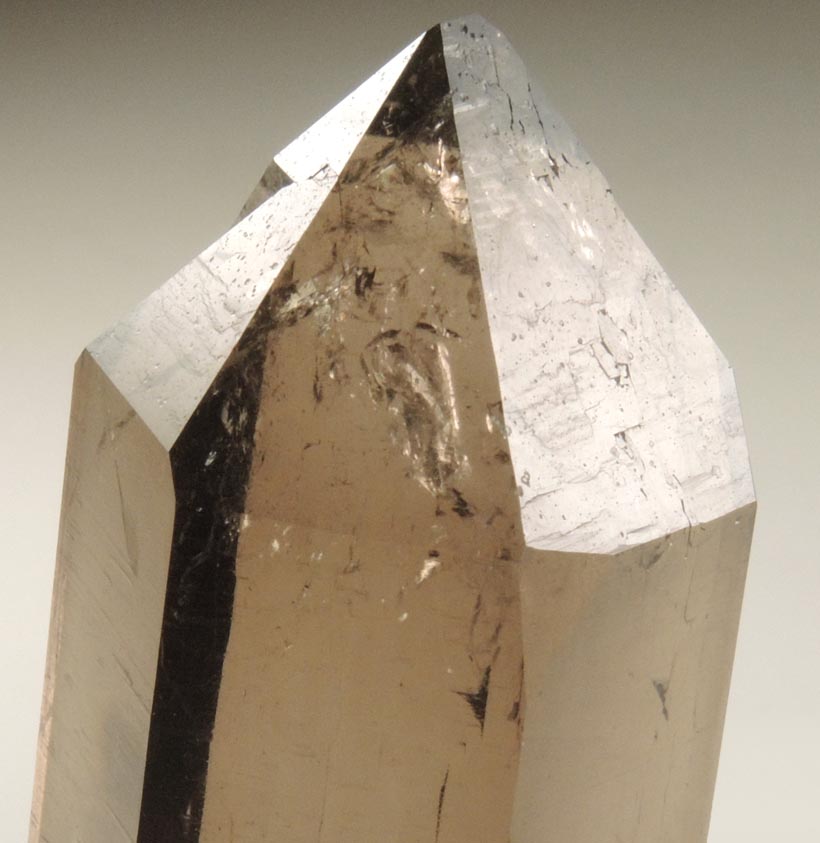 Quartz var. Smoky Quartz (Dauphin twin) from Galenstock, Valais, Switzerland