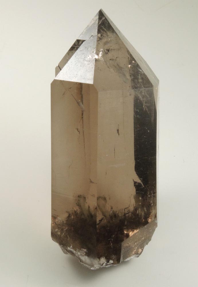 Quartz var. Smoky Quartz (Dauphin twin) from Galenstock, Valais, Switzerland