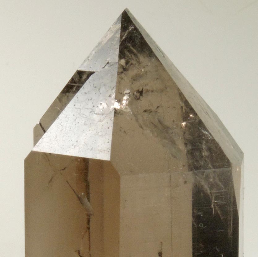 Quartz var. Smoky Quartz (Dauphin twin) from Galenstock, Valais, Switzerland