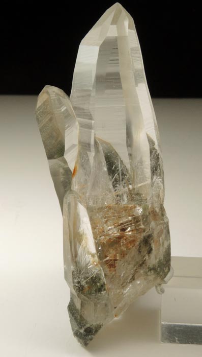 Quartz with Chlorite and Rutile inclusions from Dhading, Ganesh Himal, Bagmati Pradesh, Nepal