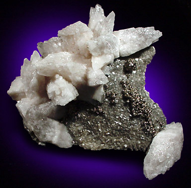 Calcite, Marcasite and Dolomite from George W. McLeod Mine, Wawa, Algoma District, Ontario, Canada