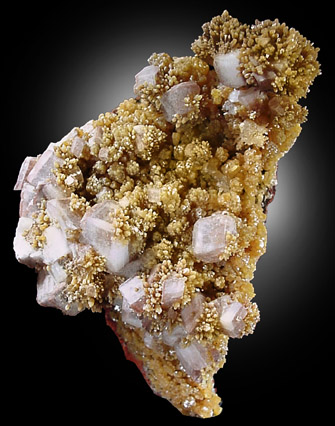 Mimetite on Dolomite from Santa Eulalia District, Aquiles Serdn, Chihuahua, Mexico