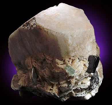 Columbite-(Fe), Aquamarine Beryl, Microcline from Gilgit-Baltistan, Pakistan
