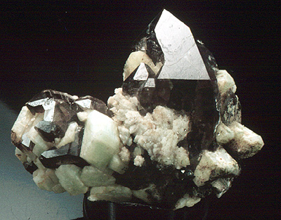 Quartz var. Smoky Quartz from Middle Moat Mountain, Hale's Location, Carroll County, New Hampshire