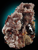 Sphalerite with drusy Quartz from Taolin Lead-Zinc Mine, Linxiang Co., Hunan Province, China