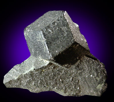 Chlorite-Magnetite-Amphibole var. Ripidolite pseudomorph after Almandine Garnet from Michigamme Mine, Michigamme, Michigan