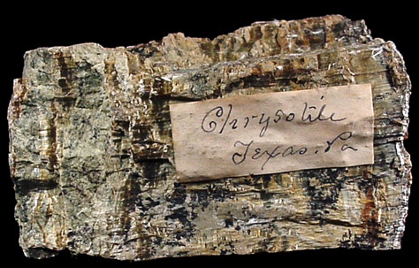 Chrysotile from Texas, Lancaster County, Pennsylvania