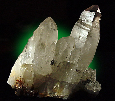 Quartz, reverse scepter growth from Wm. Wise Mine, Westmoreland, New Hampshire