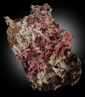 Barite pseudomorph after Inesite from Hale Creek, Trinity County, California