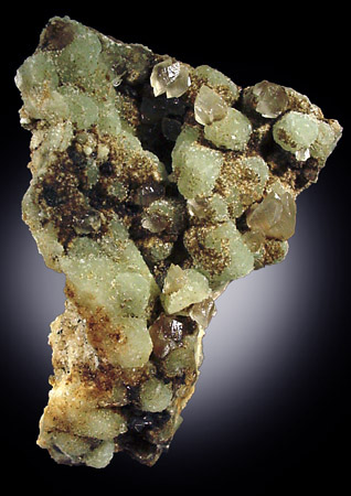 Prehnite pseudomorphs after Glauberite with Calcite overgrowths from Fanwood Quarry (Weldon Quarry), Watchung, Somerset County, New Jersey