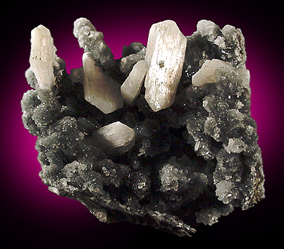 Stilbite on Quartz from Jalgoan, India