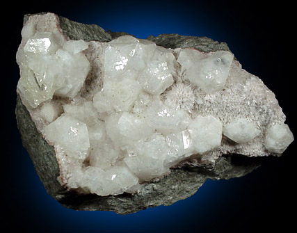 Apophyllite on Natrolite from Aussig, Czech Republic