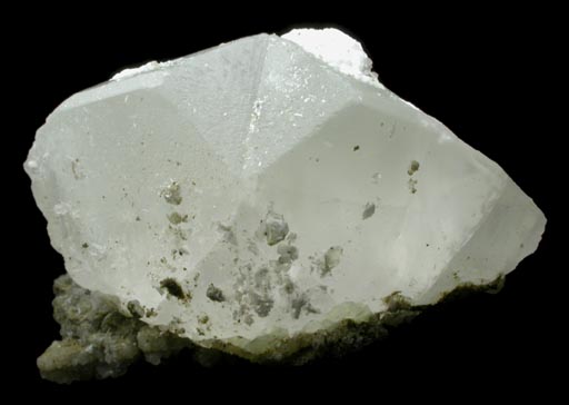 Calcite (twinned crystals) with Laumontite from Prospect Park Quarry, Prospect Park, Passaic County, New Jersey