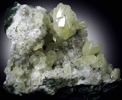 Datolite on Quartz from Prospect Park Quarry, Prospect Park, Passaic County, New Jersey